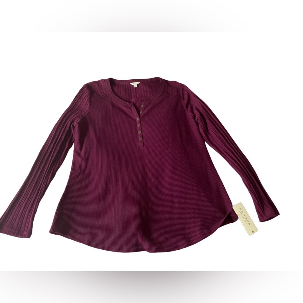 NWT Women’s Sonoma Polyester and Cotton long sleeve blouse - XL